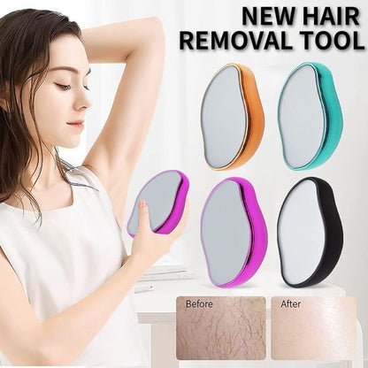 Bleame Crystal Hair Eraser – Painless Exfoliation Hair Removal Tool For Arms Legs Back (random Color)